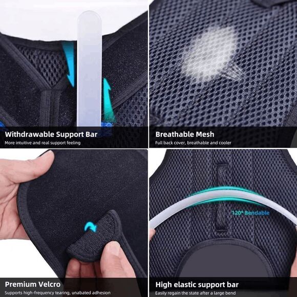 Black Compression Tank Top with Moisture-Wicking Fabric - Picture 4 of 7